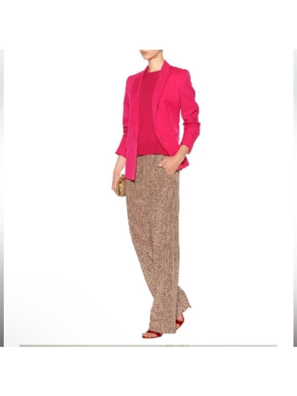 Stella McCartney Cicely Silk Pleated Pants